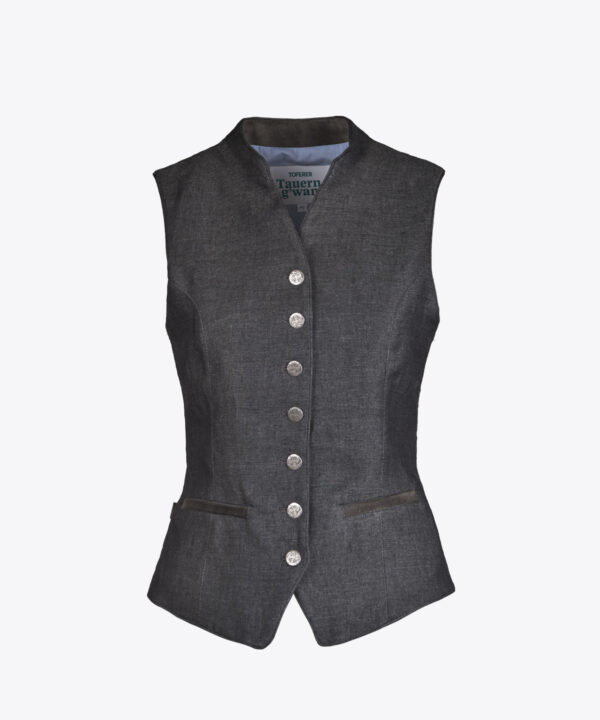 HOPFGARTEN-D Damen Leinen Gilet