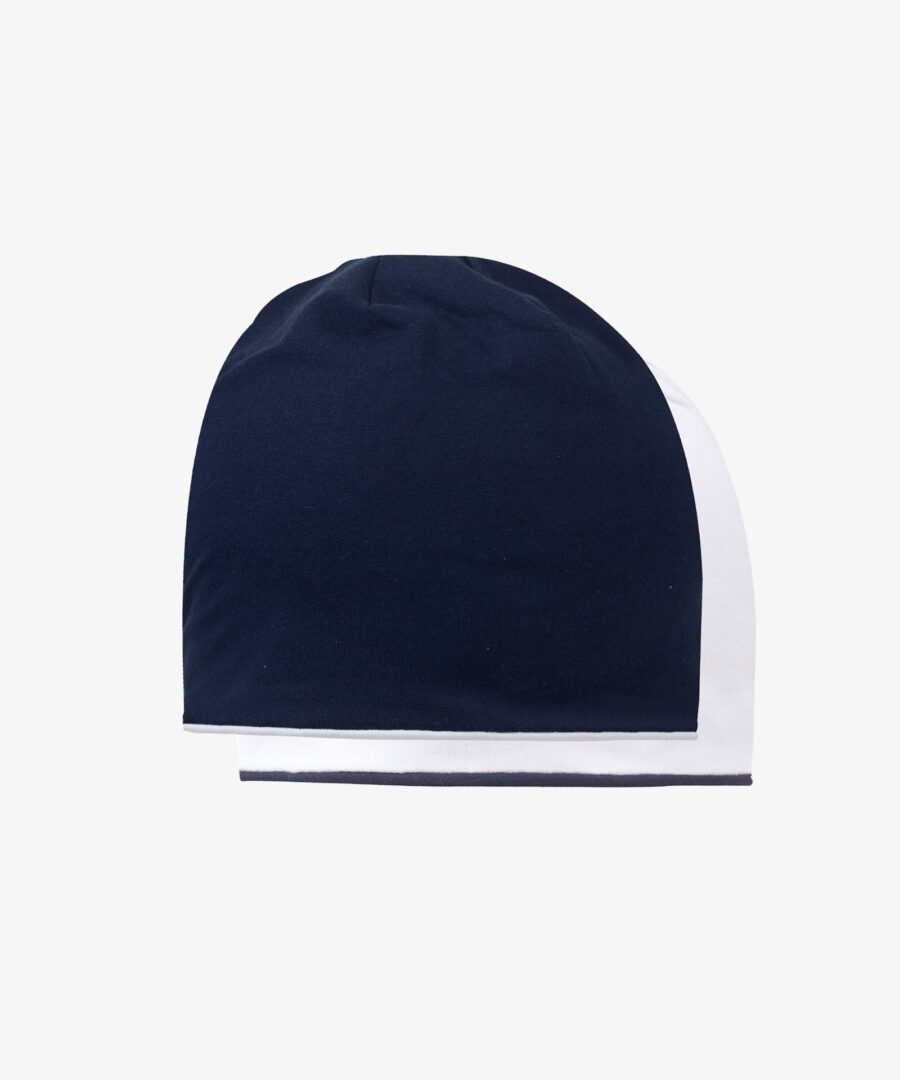 3049 Contrasting Jersey Wendebeanie